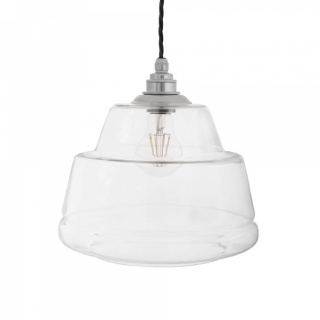 James Step Glass Pendant Light